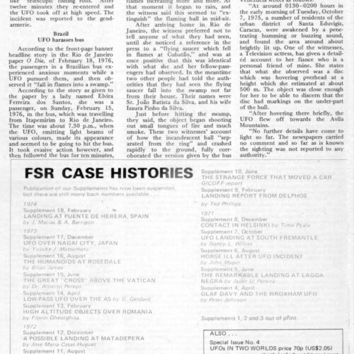 UFO Crash 1976,Brazil,FSR1975V21N6 - Imagen 1