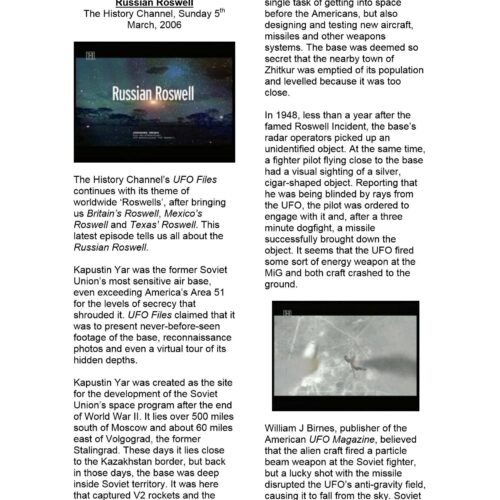 UFO Crash in Russia - Imagen 1