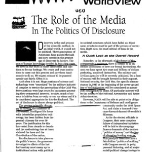 UFO Disclosure and Media
