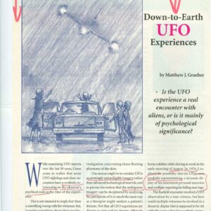 UFO Experiences,M.J.Graeber