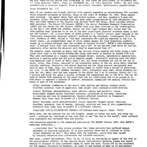 UFO-Helicopters 1980,Cash-Landrum,T.Adams - Imagen 1