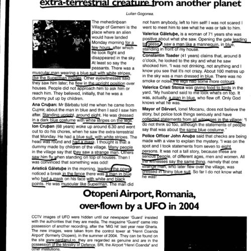 UFO Photo 2004,Romania,FSR2008V53N1 - Imagen 1