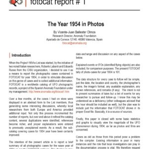 UFO Photos 1954,Ballester Olmos