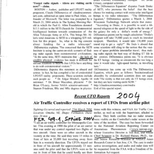 UFO Photos in 2004,FSR2004V49N1