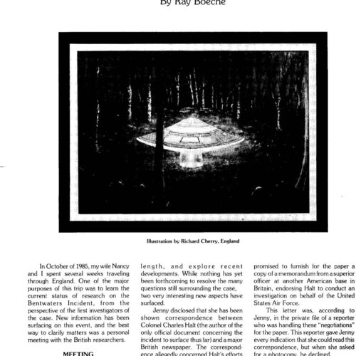 UFO Sighting 1980,Benwaters,England-1 - Imagen 1