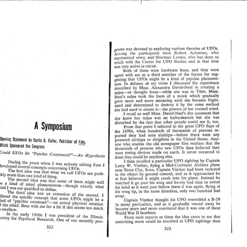 UFO and Mind Phenomena Symposium,1977,Chicago - Imagen 1