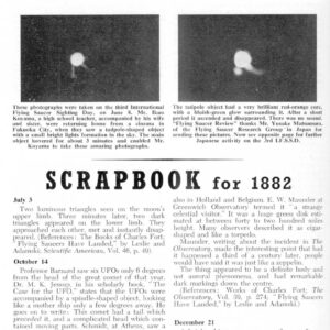 UFOs 1882,FSR 1957 V 3 N 5
