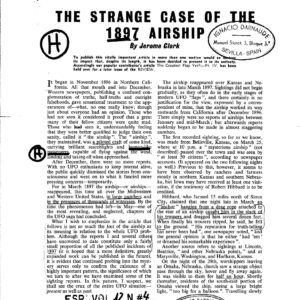 UFOs 1896-97,Airship-1,Jerome Clark