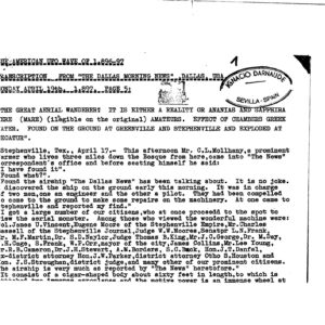 UFOs 1896-97,Airship-2