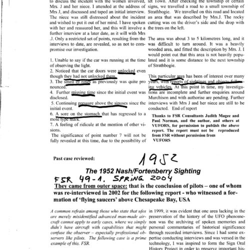 UFOs 1952,Virginia,FSR2004V49N1 - Imagen 1