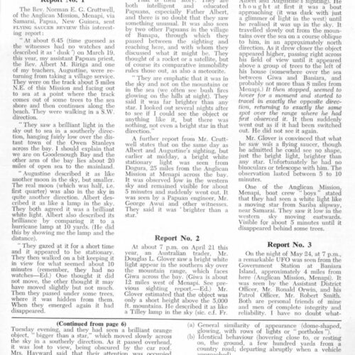 UFOs 1959 over Papua,FSR59V5N5 - Imagen 1