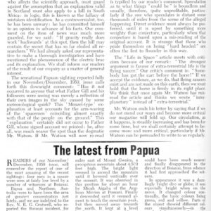 UFOs 1959,Papua,FSR 1960V6N3
