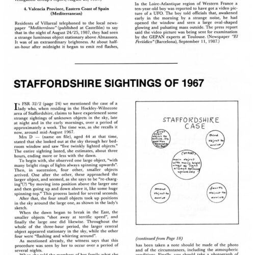 UFOs 1967,England,FSR1988V33N4 - Imagen 1