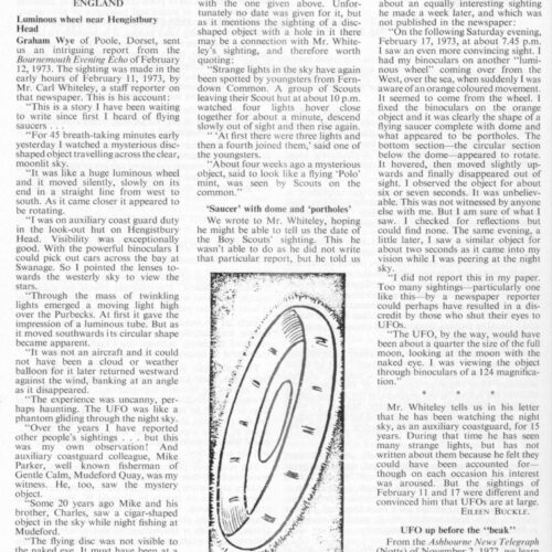 UFOs 1972-73,FSR1973V19N4 - Imagen 1
