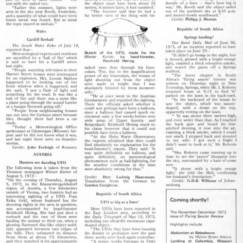 UFOs 1973,FSR73V19N5 - Imagen 1