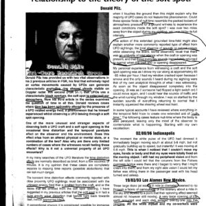 UFOs and Time Distortion