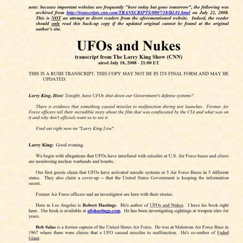 UFOs at Nuke weapons - Imagen 1