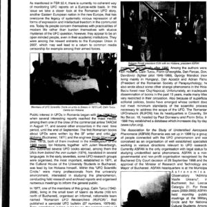 UFOs in Romania,FSR2008V53N1