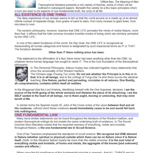 Unity of all things,Theosophy - Imagen 1