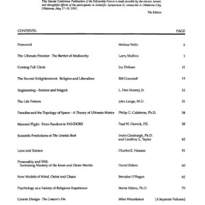 Urantia Symposium 1991,Papers