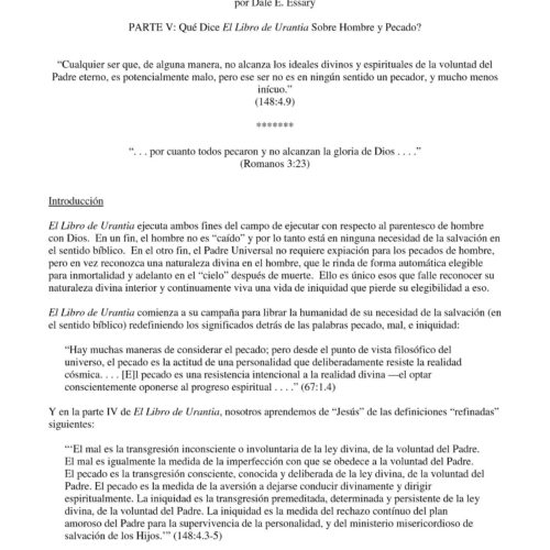 Urantia,Essary,Evaluacion Biblica - Imagen 1