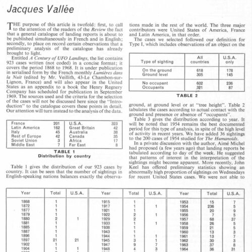 Vallee,Catalogue 923 Landing Reports,FSR69V15N4 - Imagen 1