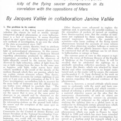 Vallee,Mars and Flying Saucers,FSR62V8N5 - Imagen 1