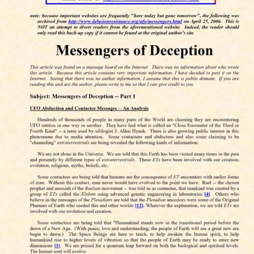 Vallee,Messengers of Deception-3 - Imagen 1