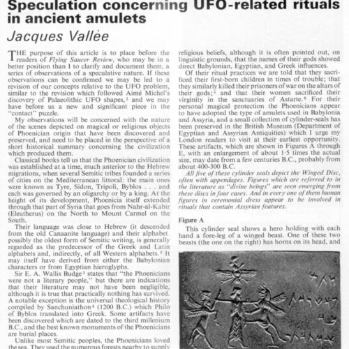 Vallee,Occupants in Phoenician Mythology,FSR73V19N1 - Imagen 1