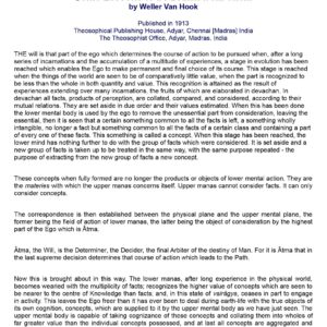 Van Hook,Correspondence between the planes