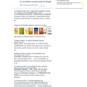 Vazquez,Sebastian,La presencia de Dios