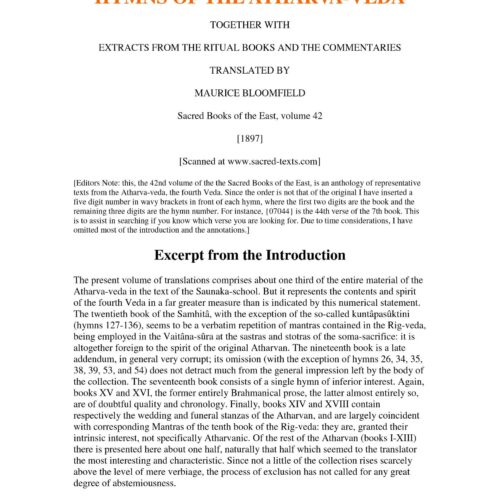 Vedas,Atharva Veda - Imagen 1