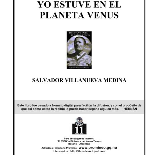 Villanueva,Yo estuve en Venus-3 - Imagen 1