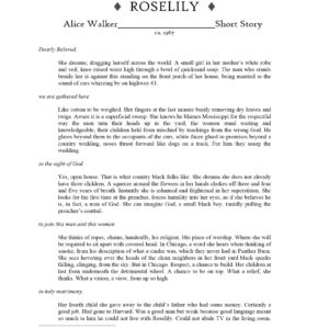 Walker,Alice,Roselily