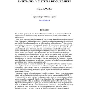 Walker,Ensenyanza y Sistema de Gurdjieff