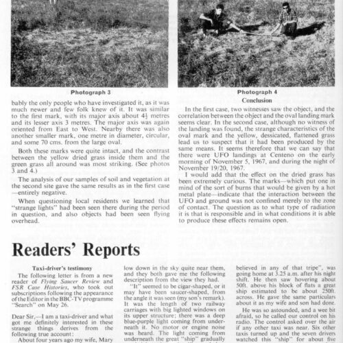 Walker,UFOs 1967,Glasgow,U.K.,FSR-CH 1971 N 6 - Imagen 1