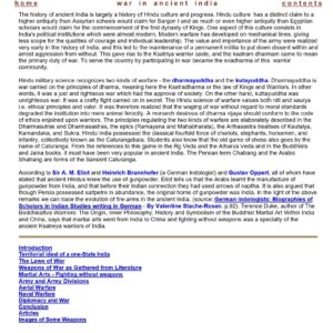 War in ancient India