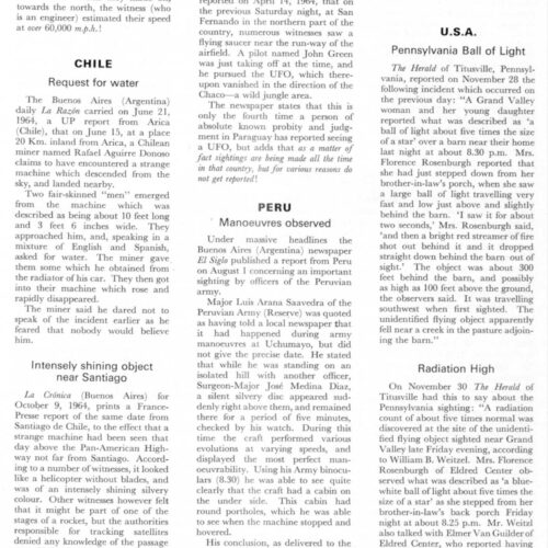 Water UFO 1964,Chile,FSR65V11N2 - Imagen 1