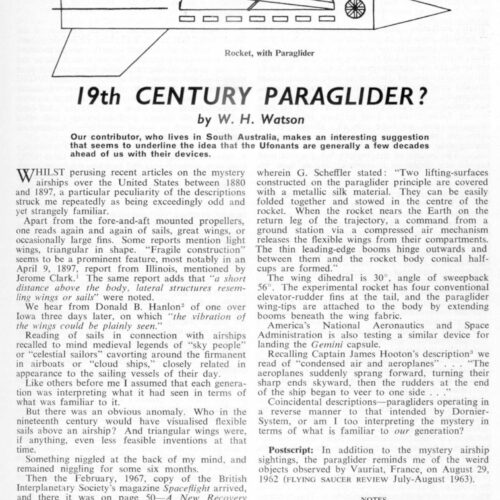 Watson,1897 Paraglider,FSR67V13N6 - Imagen 1