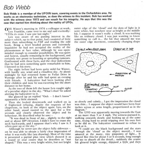 Webb,Amoeba-UFO 1976,England,FSR78V24N4 - Imagen 1