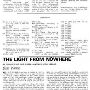 Webb,UFO 1924,Stone Quarry,Ireland,FSR79V24N5