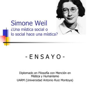 Weil, Una mistica social,A.R.Montoya