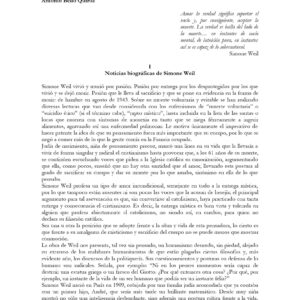 Weil,su anorexia mental,A.Bello Quiroz
