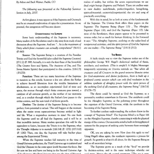 Weimer,The Supreme and Outreach - Imagen 1