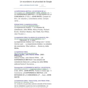 White,John,La experiencia mistica y los estados de conciencia