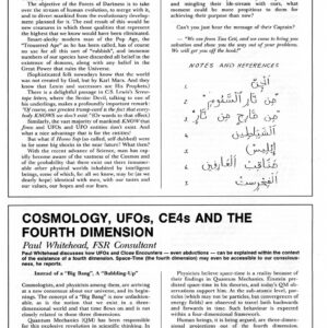Whitehead,Cosmology and Fourth Dimension,FSR88V33N3