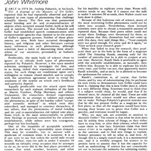 Whitmore,Illusion of Science,FSR76V22N1