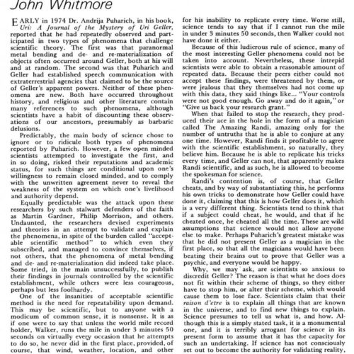 Whitmore,Illusion of Science,FSR76V22N1 - Imagen 1