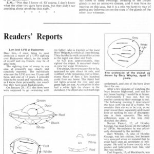 Wilshaw,UFO 1971,Britain,FSR-CH 1972 N 10