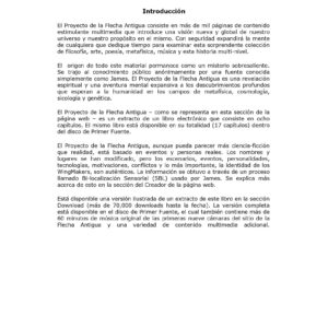 Wingmakers,Proyecto Flecha Antigua